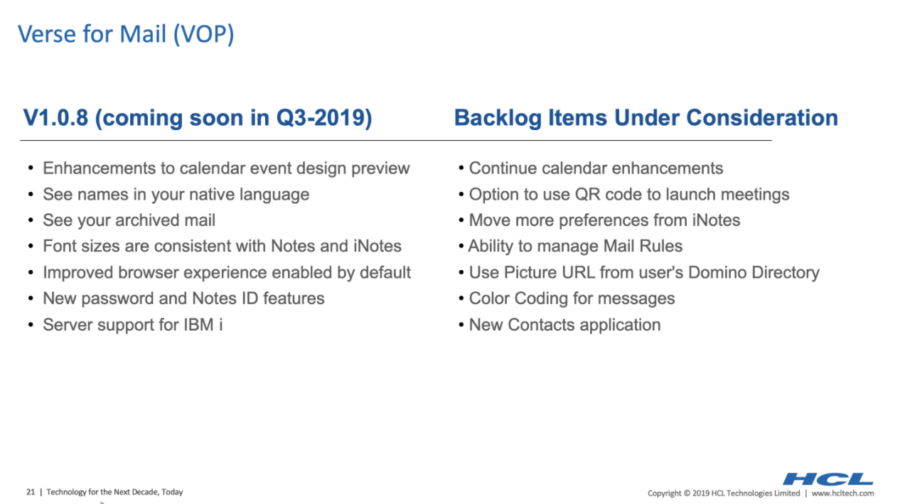 HCL Domino Verse on Premises v11